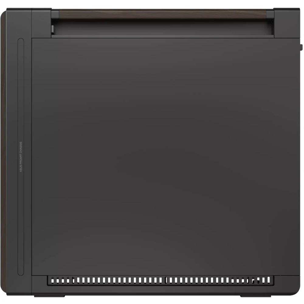 A large main feature product image of ASUS ProArt PA602 Wood Edition Mid Tower Case - Modern Black