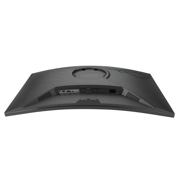 A large main feature product image of EX-DEMO EX-DEMO ASUS ROG Strix XG32WCMS - 32" Curved 1440p 280Hz Fast VA Gaming Monitor