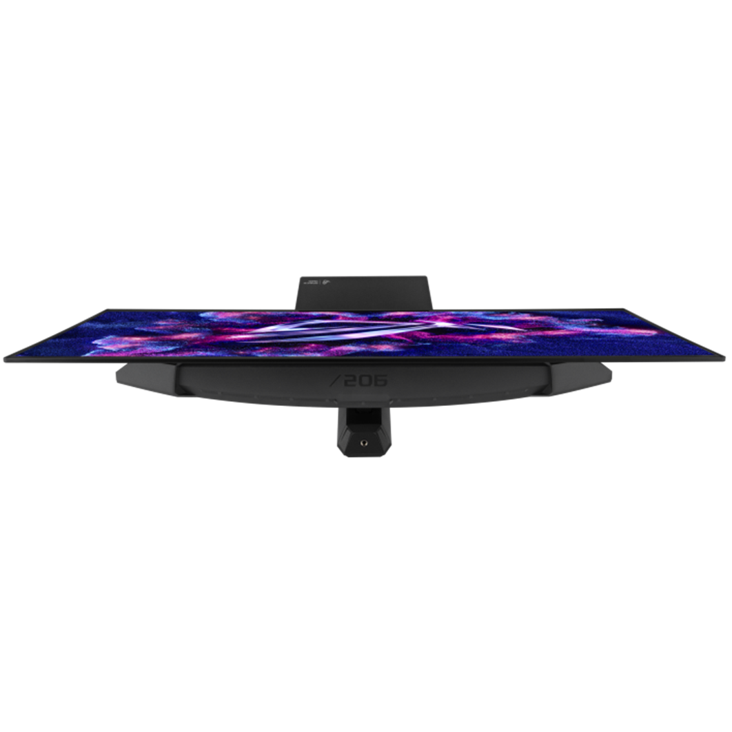 A large main feature product image of EX-DEMO ASUS ROG Strix OLED XG32UCWG - 32" 4K 165Hz / 1080p 330Hz Dual-Mode 0.03ms Gaming Monitor