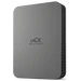A product image of LaCie Mobile Drive Secure USB-C Portable HDD - 4TB Space Grey