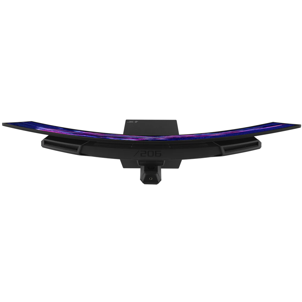 A large main feature product image of ASUS ROG Strix XG34WCDMS QD-OLED - 34" Curved 1440p 280Hz 0.03ms Gaming Monitor
