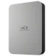 A small tile product image of LaCie Mobile Drive USB-C Portable HDD - 2TB - Moon Silver
