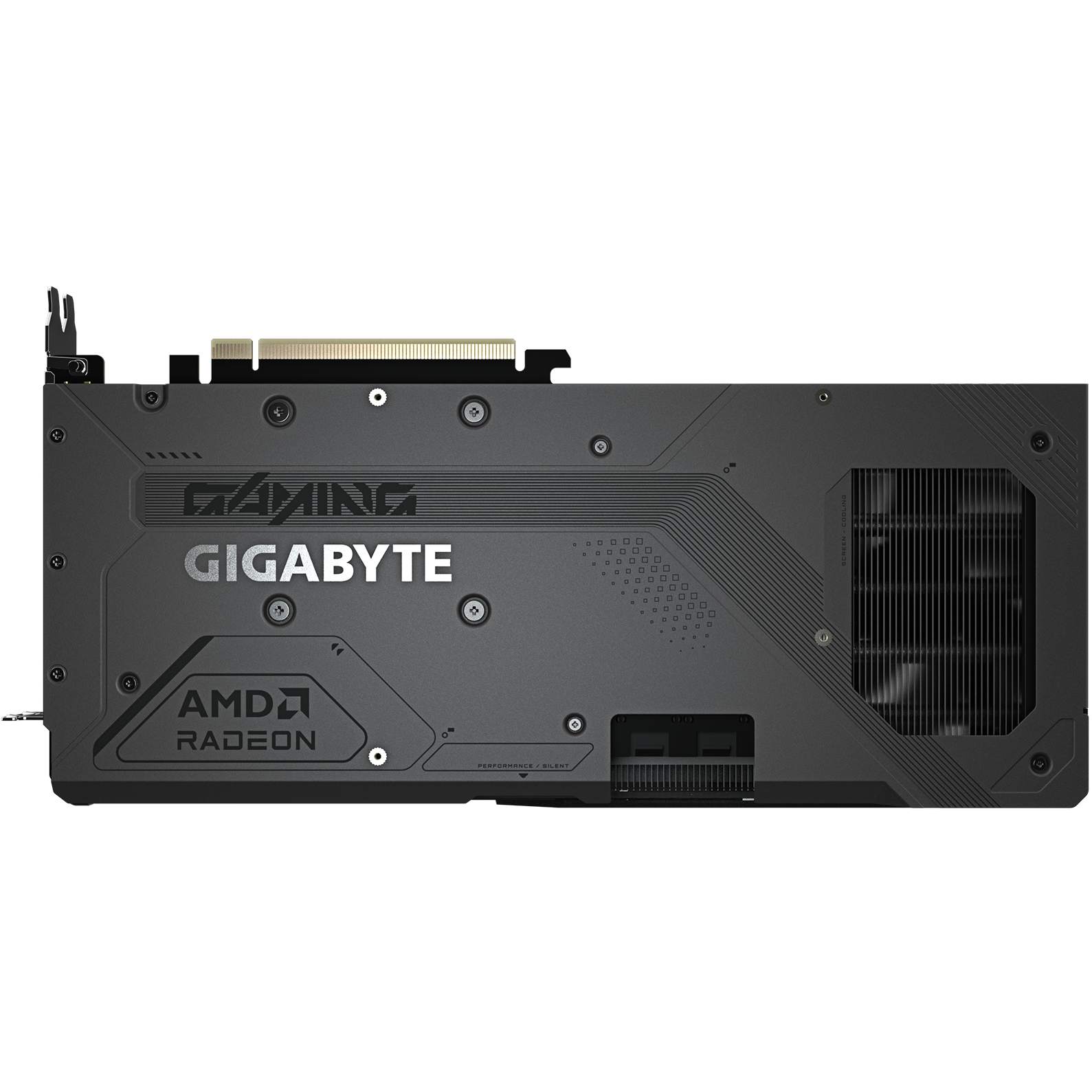 A large main feature product image of Gigabyte Radeon RX 9070 GRE Gaming OC 12GB GDDR6