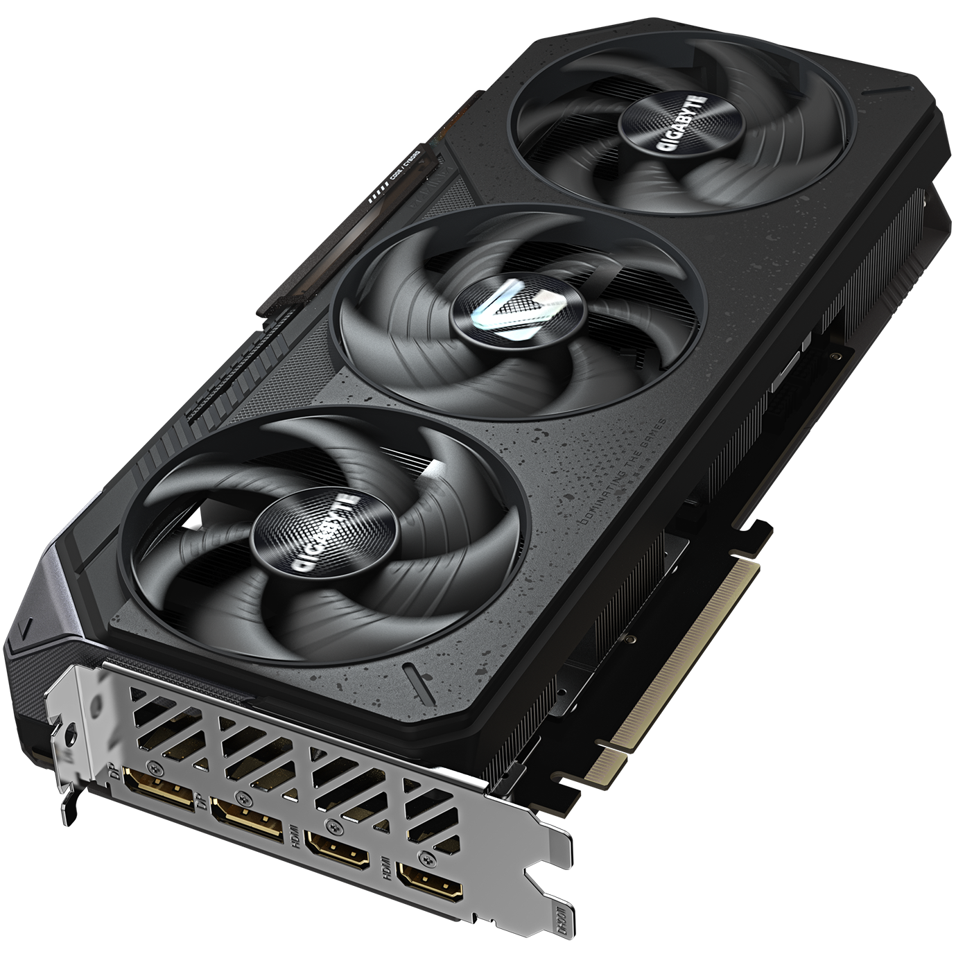 A large main feature product image of Gigabyte Radeon RX 9070 GRE Gaming OC 12GB GDDR6