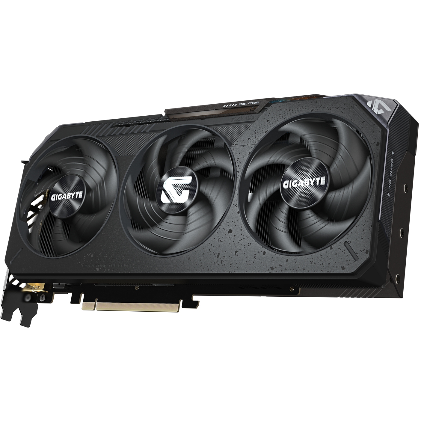 A large main feature product image of Gigabyte Radeon RX 9070 GRE Gaming OC 12GB GDDR6