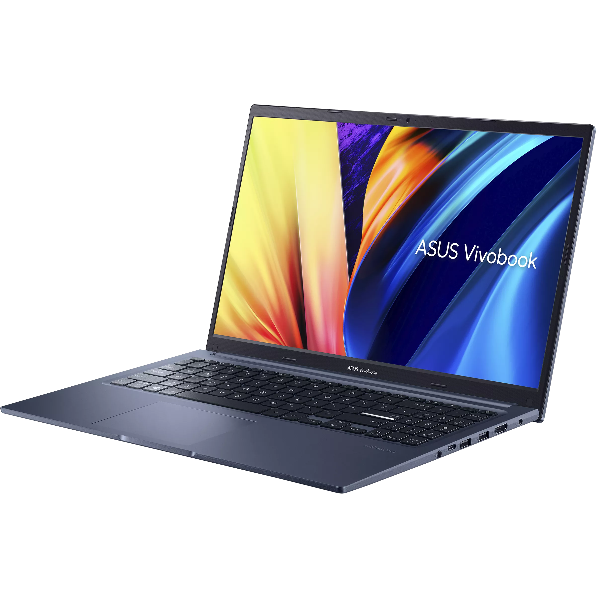 A large main feature product image of ASUS Vivobook 15 (M1502) - 15.6" Ryzen 5 150, 8GB/512GB - Win 11 Notebook (Quiet Blue)