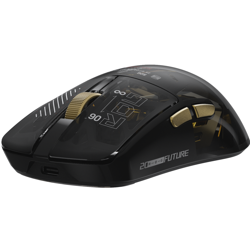 A large main feature product image of ASUS ROG Harpe II Extreme 82g Gaming Mouse - Edition 20