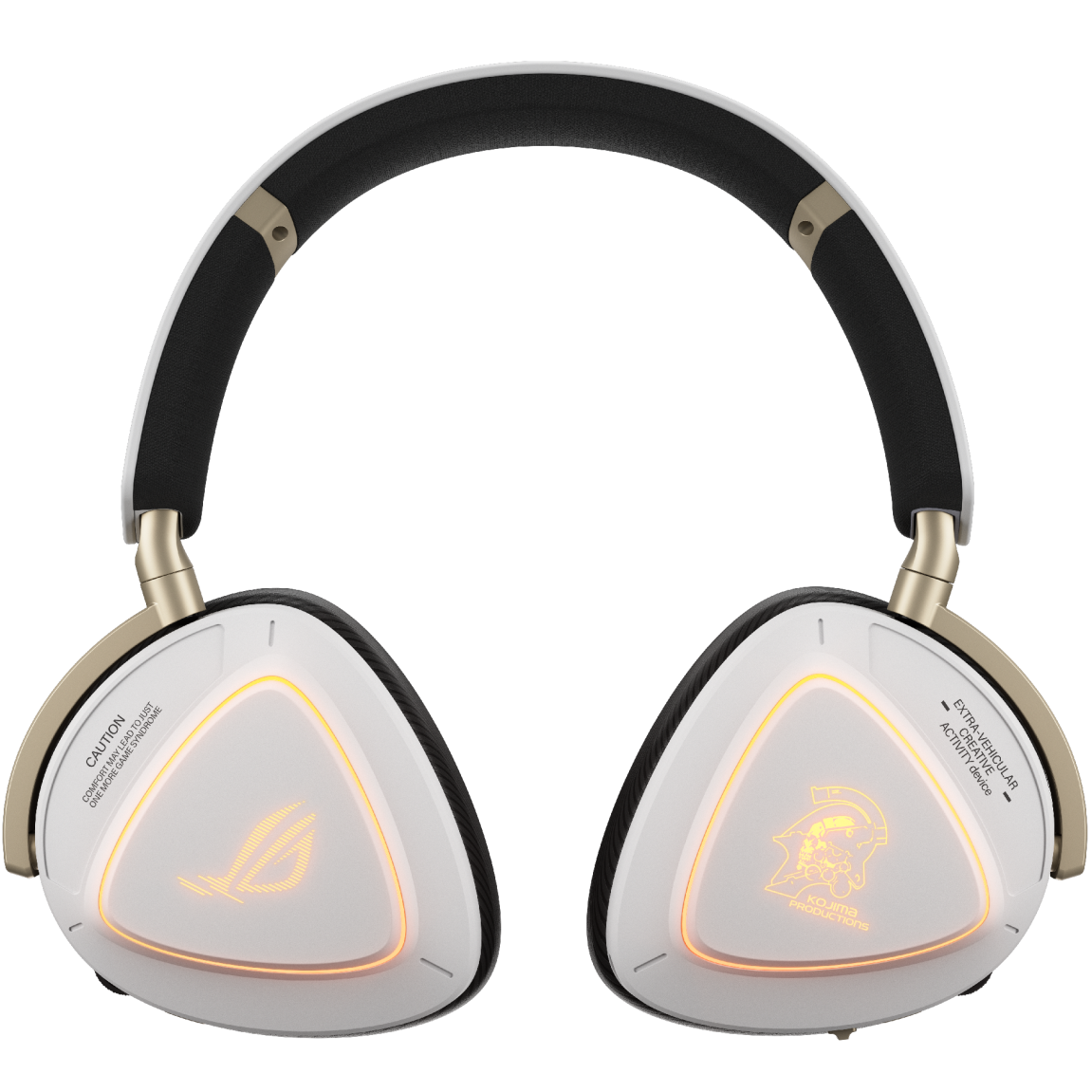 A large main feature product image of EX-DEMO ASUS ROG Delta II Tri-Mode Wireless Gaming Headset - Kojima Productions