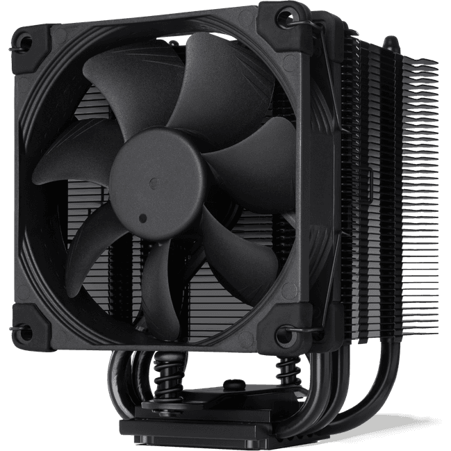 A large main feature product image of Noctua NH-U9S Chromax Black - Multi-Socket PWM CPU Cooler
