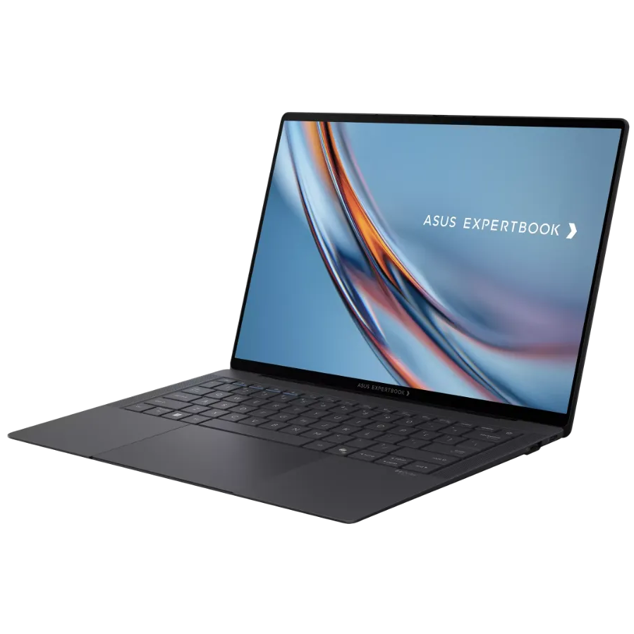 A large main feature product image of ASUS ExpertBook Ultra B9 (B9406) - 14" Touch OLED, Ultra 5 325, 16GB/512GB - Win 11 Pro AI Notebook