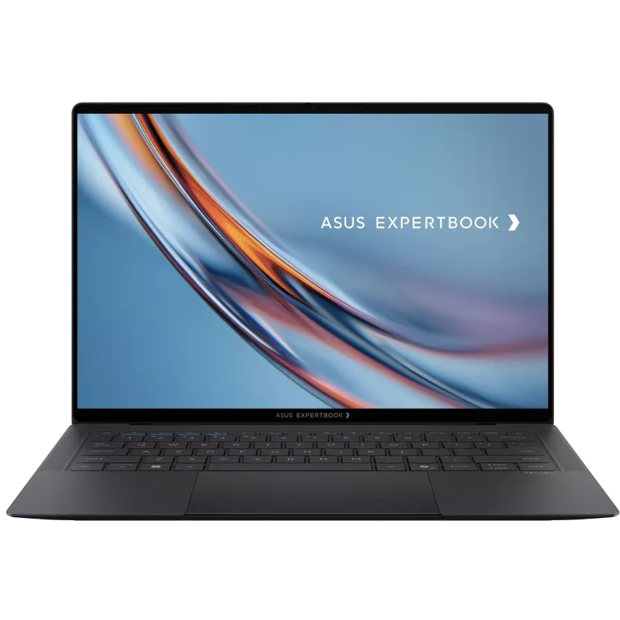 A large main feature product image of ASUS ExpertBook Ultra B9 (B9406) - 14" Touch OLED, Ultra 5 325, 16GB/512GB - Win 11 Pro AI Notebook