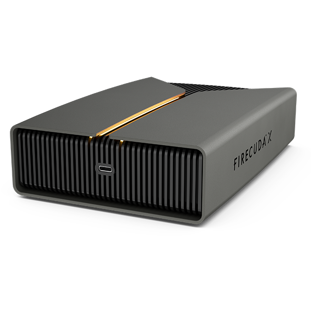 A large main feature product image of Seagate Firecuda X Vault USB-C External Hard Drive - 20TB