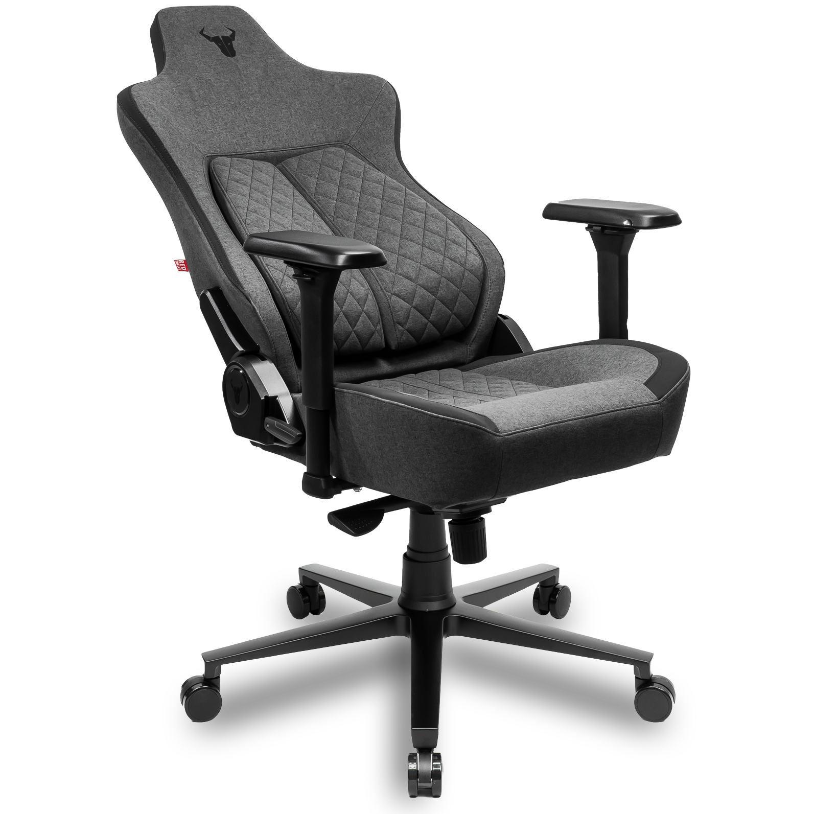 A large main feature product image of BattleBull Crosshair XL+ Gaming Chair - Dark Grey Weave