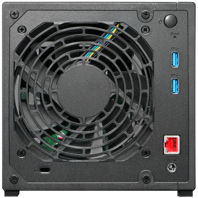 A large main feature product image of Asustor DRIVESTORE 4 Gen2 4 Bay NAS - 1.7GHz Quad-Core, 1GB RAM, 2.5GbE