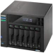 A product image of Asustor Lockerstor 6 Gen2 6 Bay NAS - 2.0GHz Quad-Core, 8GB RAM, 2x 2.5GbE
