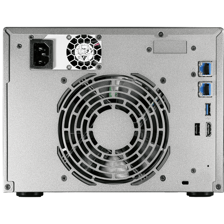 A large main feature product image of Asustor Lockerstor 6 Gen2 6 Bay NAS - 2.0GHz Quad-Core, 8GB RAM, 2x 2.5GbE
