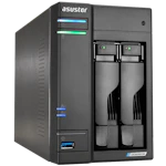 A small tile product image of Asustor Lockerstor 2 Gen2 2 Bay NAS - 2.0GHz Quad-Core, 4GB RAM, 2x 2.5GbE