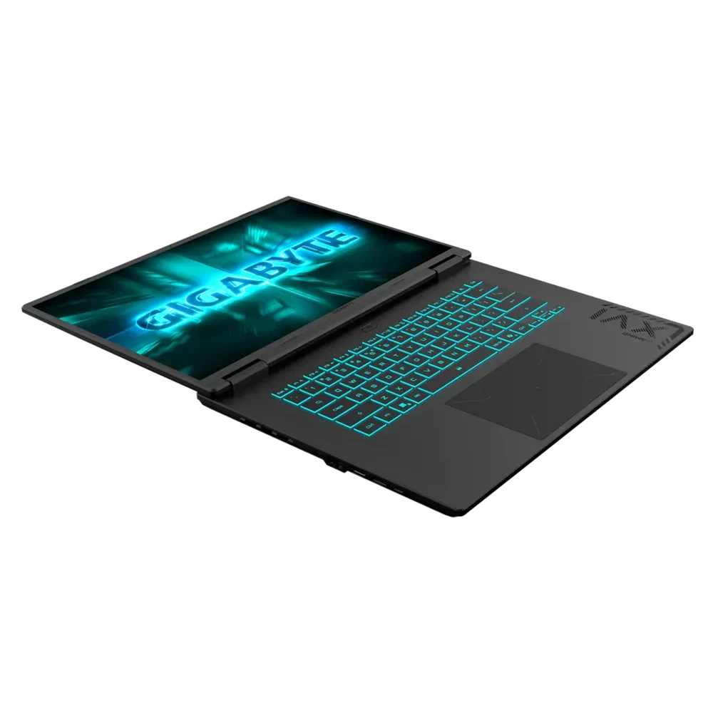 A large main feature product image of Gigabyte GAMING A16 (5VH) - 16" 165Hz, Ryzen 7 170, RTX 5060, 16GB/512GB - Win 11 Notebook