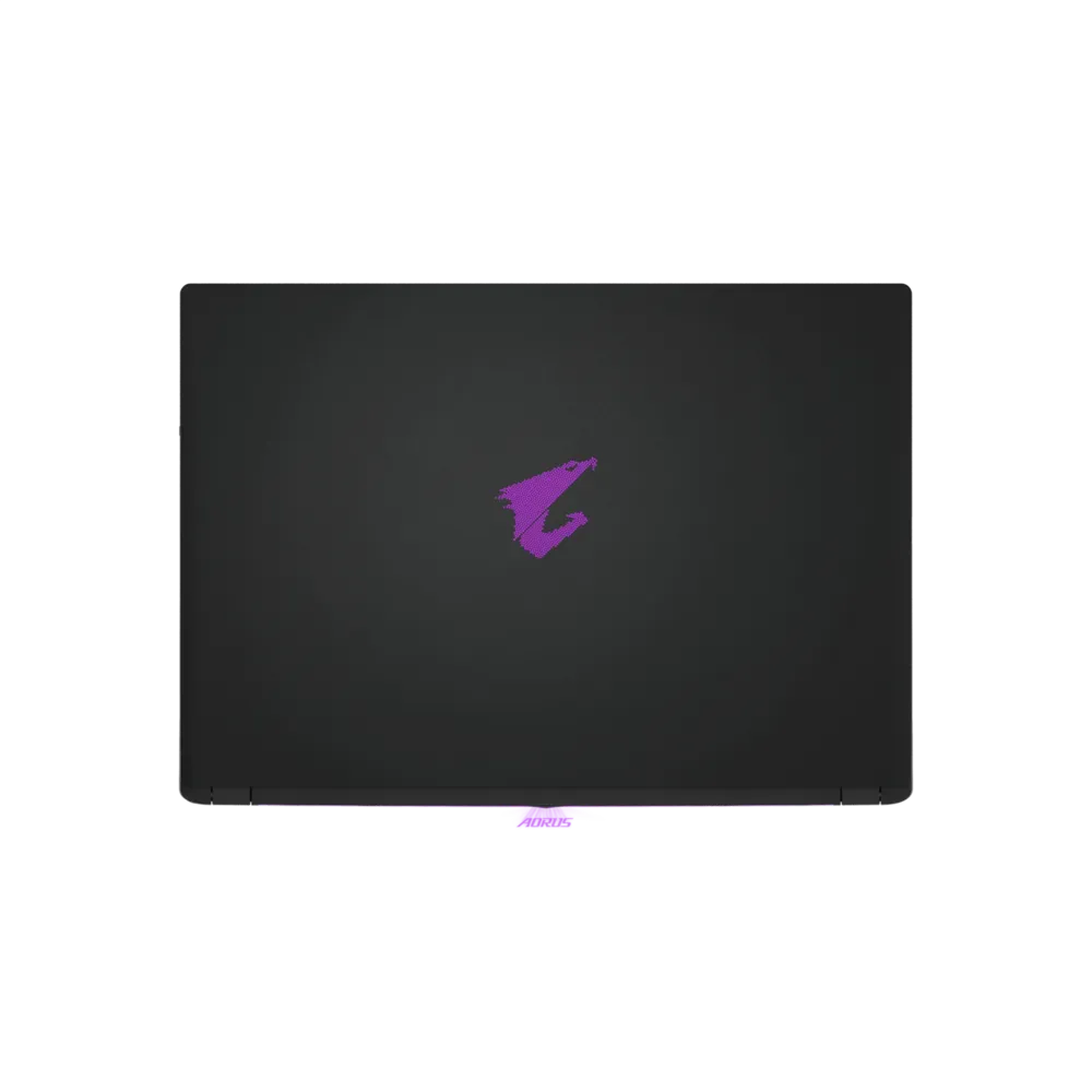 A large main feature product image of Gigabyte AORUS MASTER 16 (8XJ) - 16" OLED 240Hz, Ryzen 9 8940HX, RTX 5070 Ti, 32GB/1TB - Win 11 Gaming Notebook