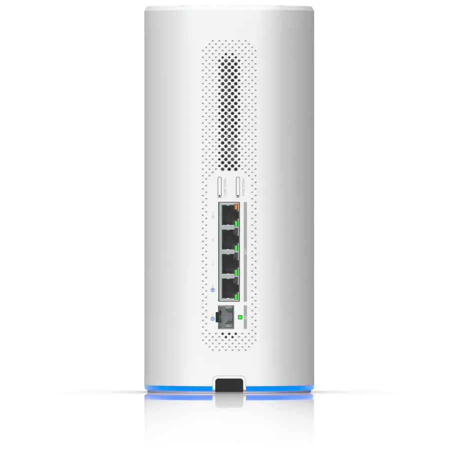 A large main feature product image of Ubiquiti UniFi Dream Router 5G Max