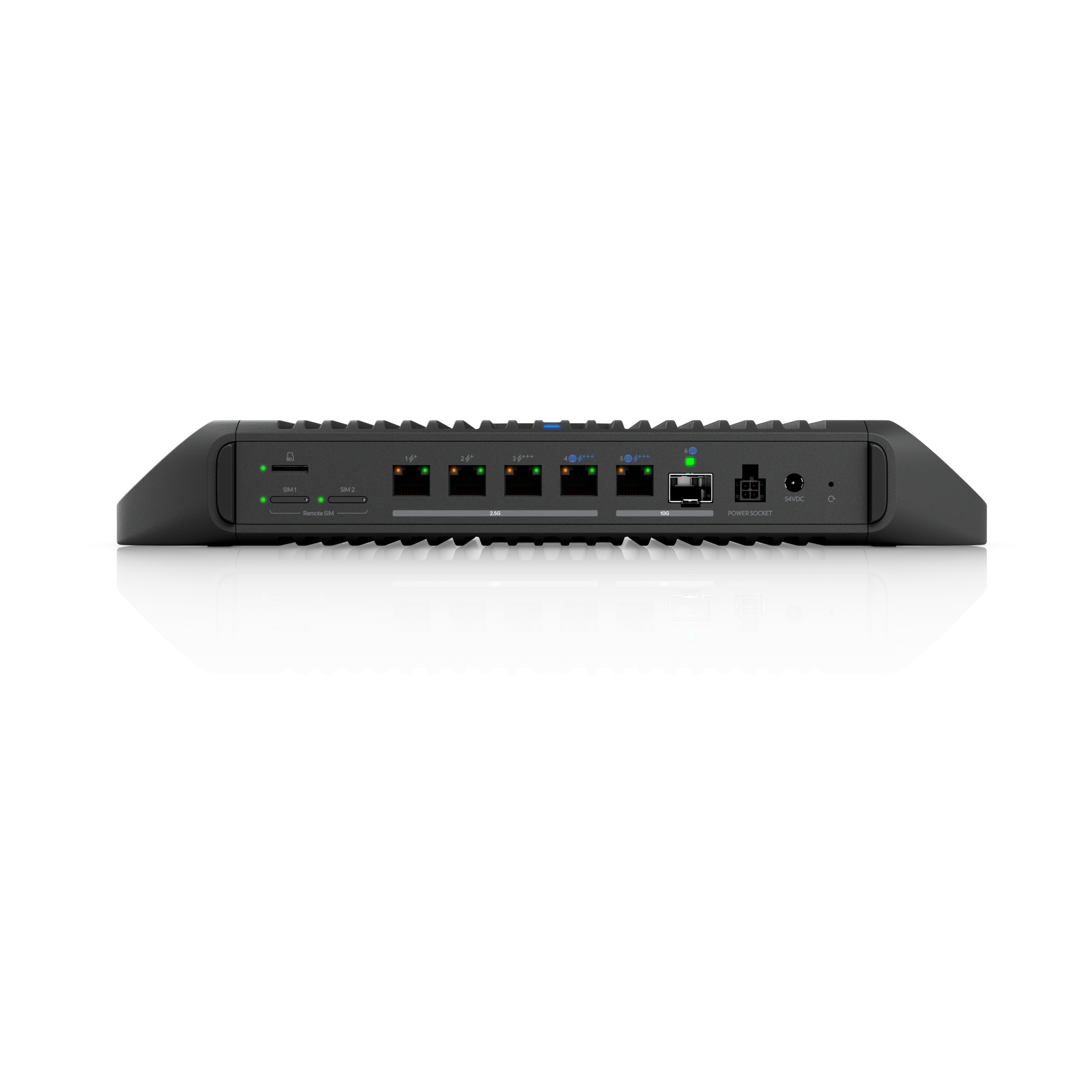 A large main feature product image of Ubiquiti UniFi Cloud Gateway Industrial