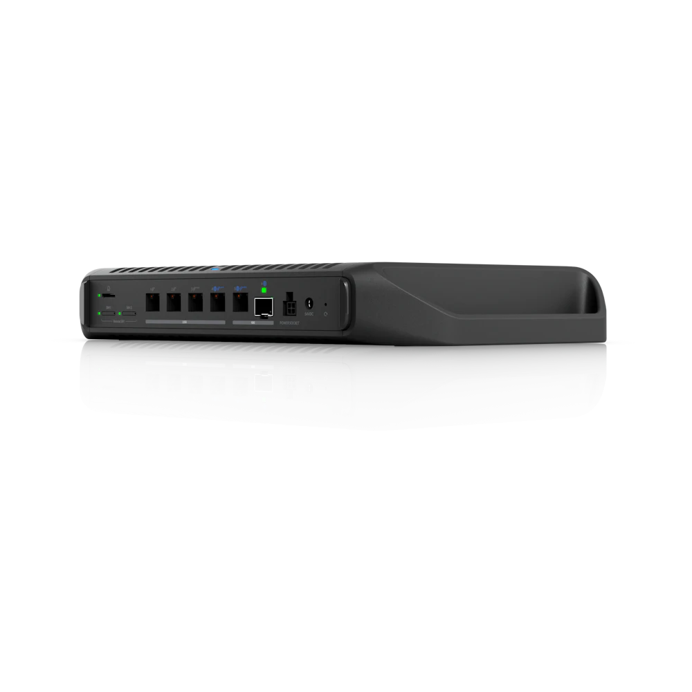 A large main feature product image of Ubiquiti UniFi Cloud Gateway Industrial