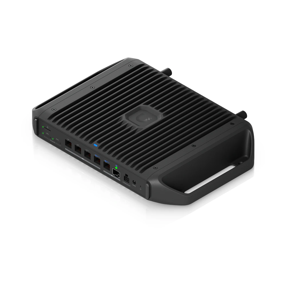 A large main feature product image of Ubiquiti UniFi Cloud Gateway Industrial