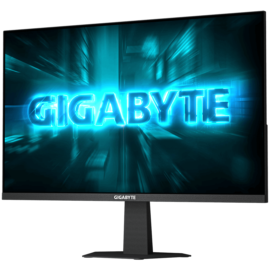 A large main feature product image of EX-DEMO Gigabyte GS24F14A - 24" 1080p 144Hz IPS Gaming Monitor
