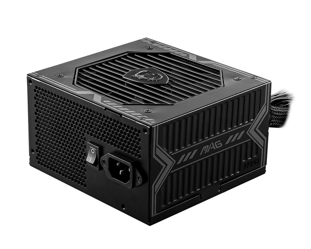 A large main feature product image of EX-DEMO MSI MAG A650BN - 650W Bronze ATX PSU
