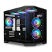 A product image of EX-DEMO GamerChief GlassView GV10 - Black