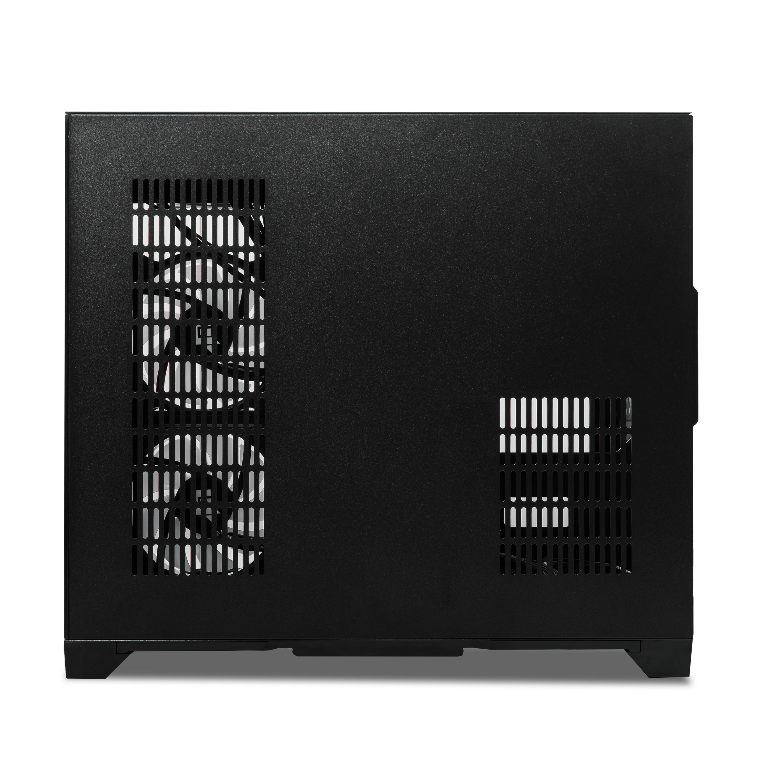 A large main feature product image of EX-DEMO GamerChief GlassView GV10 - Black
