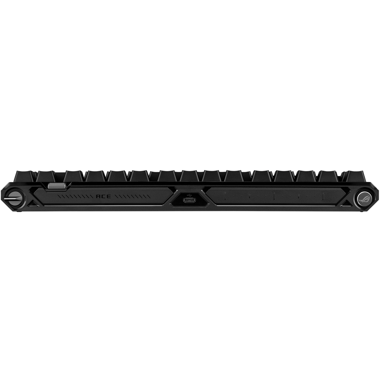 A large main feature product image of EX-DEMO ASUS ROG Falchion ACE 75 HE Mechanical Gaming Keyboard - ROG HFX Magnetic Switch (Black)