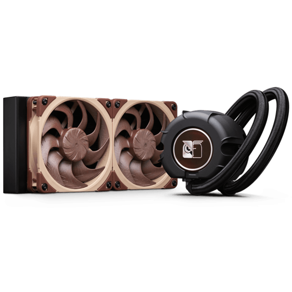 A large main feature product image of Noctua NL-LC1-24 - 240mm AIO Liquid CPU Cooler