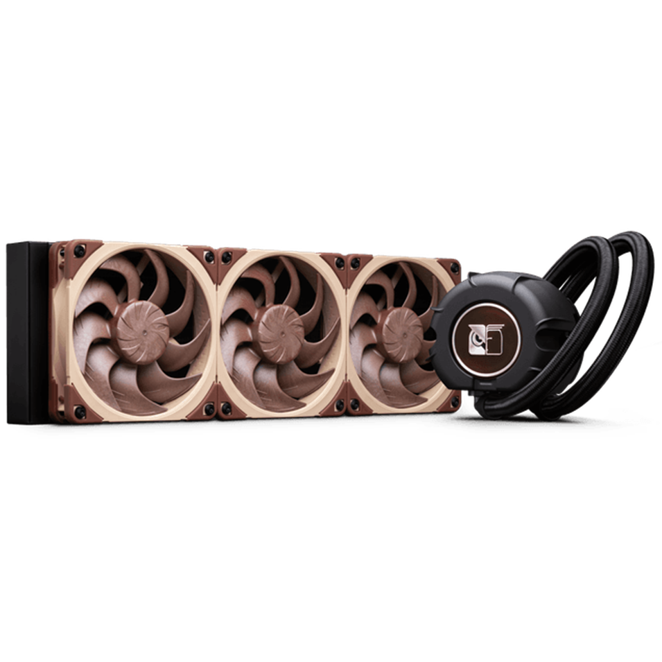 A large main feature product image of Noctua NL-LC1-36 - 360mm AIO Liquid CPU Cooler