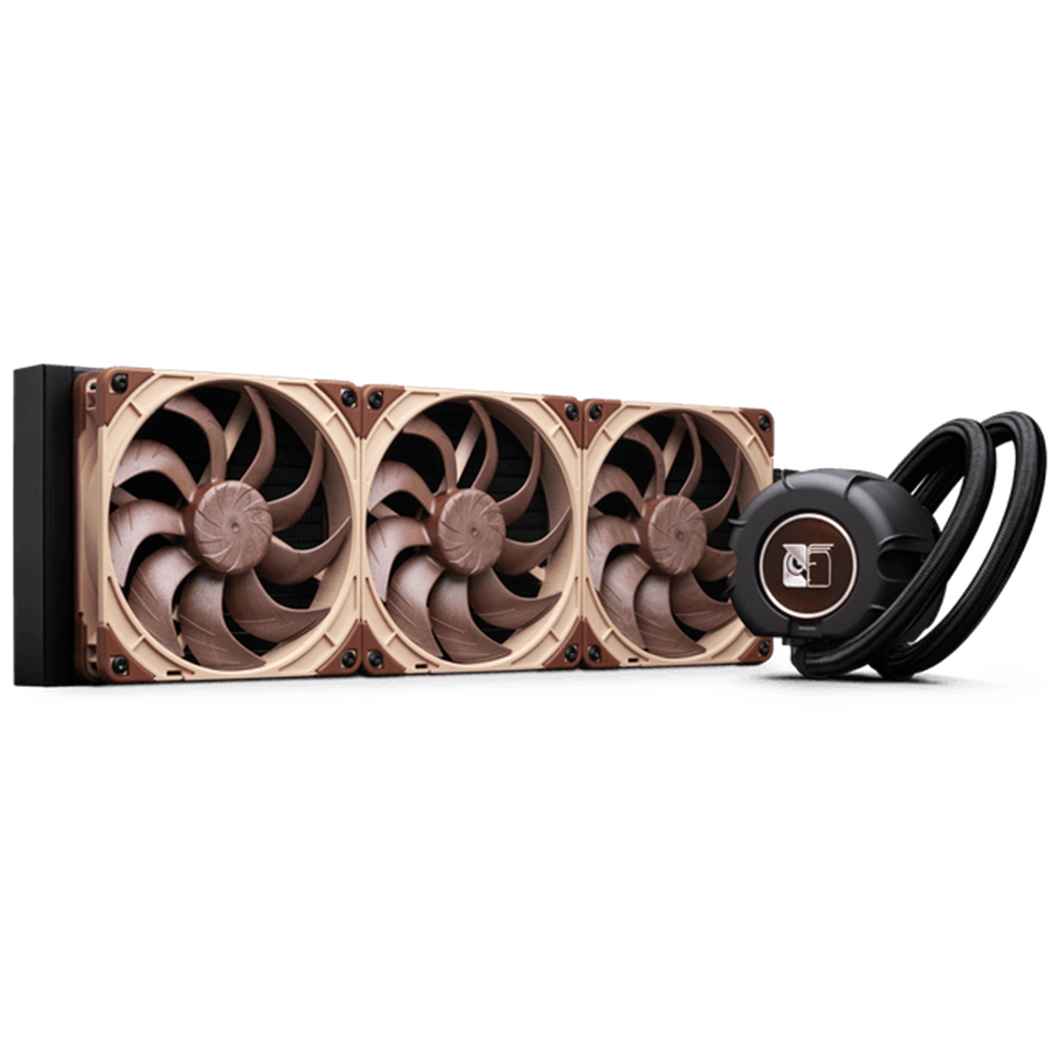 A large main feature product image of Noctua NL-LC1-42 - 420mm AIO Liquid CPU Cooler