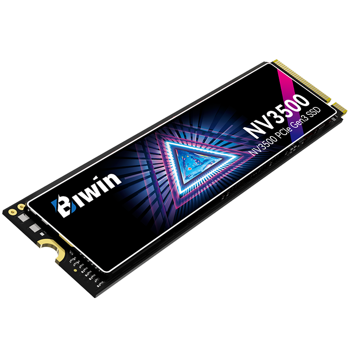 A large main feature product image of EX-DEMO BIWIN Black Opal NV3500 PCIe Gen3 NVMe M.2 SSD - 512GB