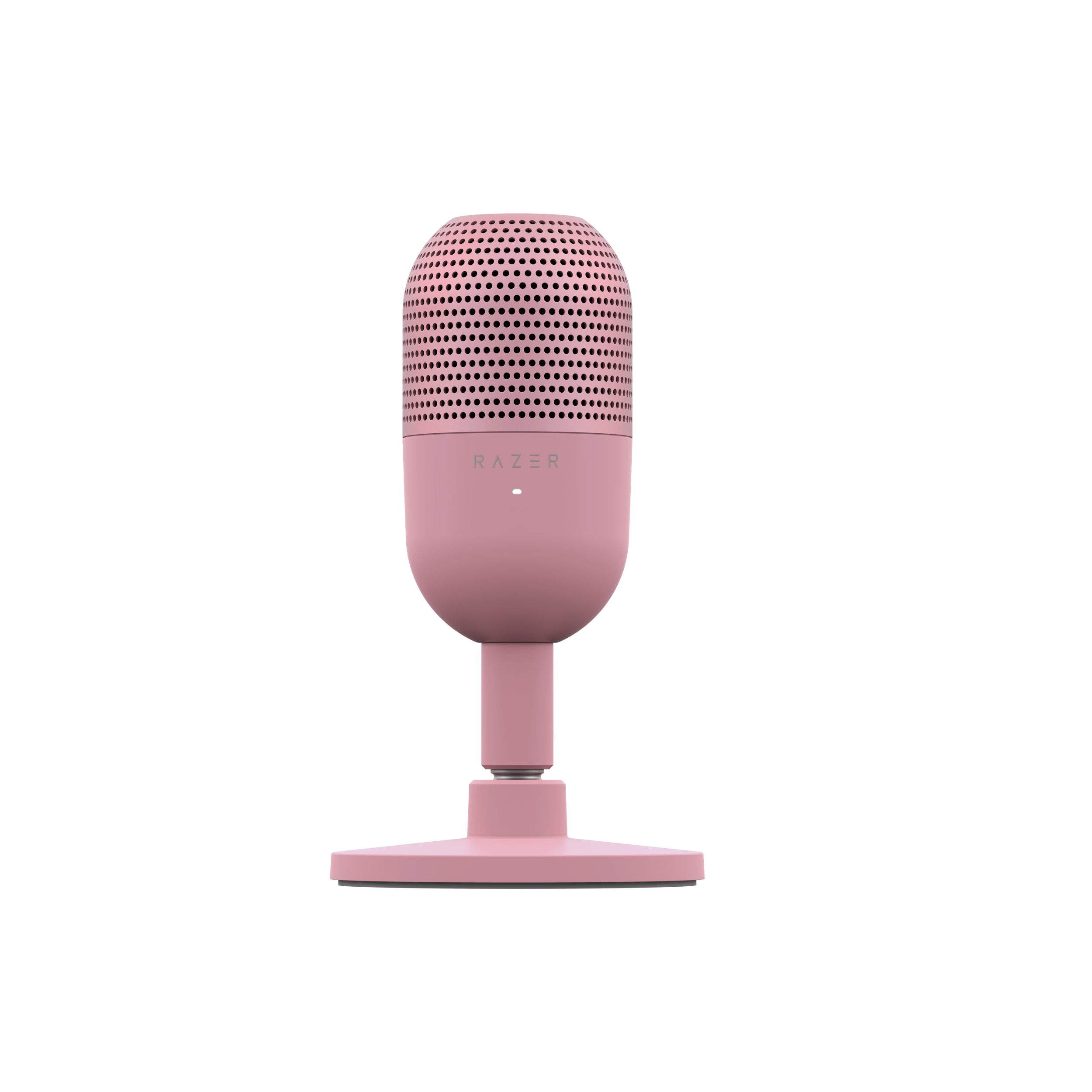 A large main feature product image of EX-DEMO Razer Seiren V3 Mini - Ultra-Compact USB Microphone (Quartz Pink)