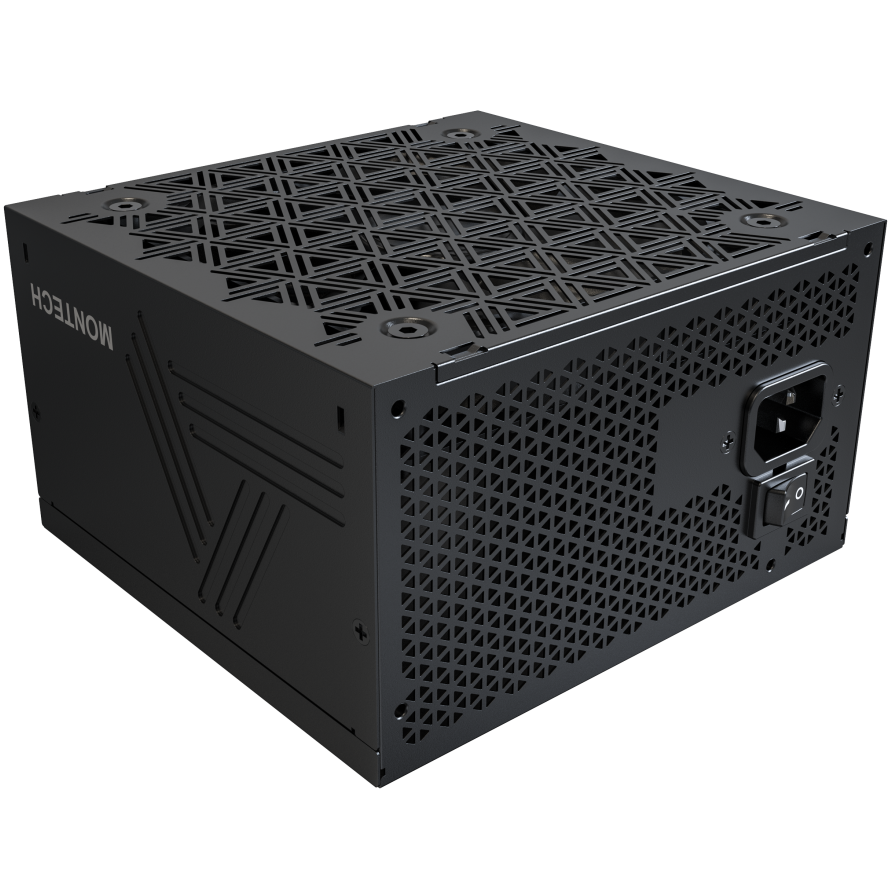 A large main feature product image of Montech BETA 2 850W Bronze PCIe 5.1 ATX 3.1 PSU