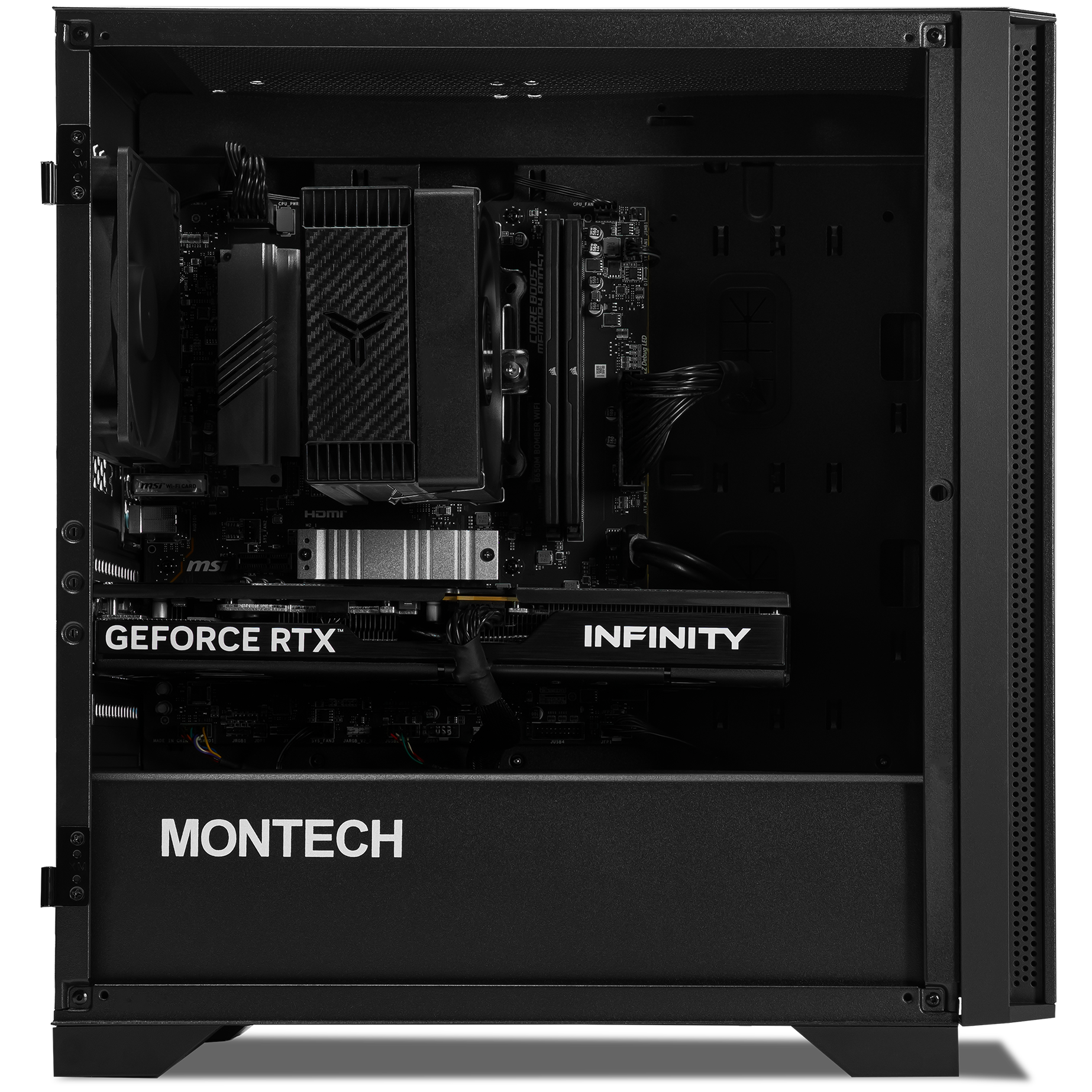 A large main feature product image of EX-DEMO PLE Sapphire RTX 5070 Prebuilt Ready To Go Gaming PC
