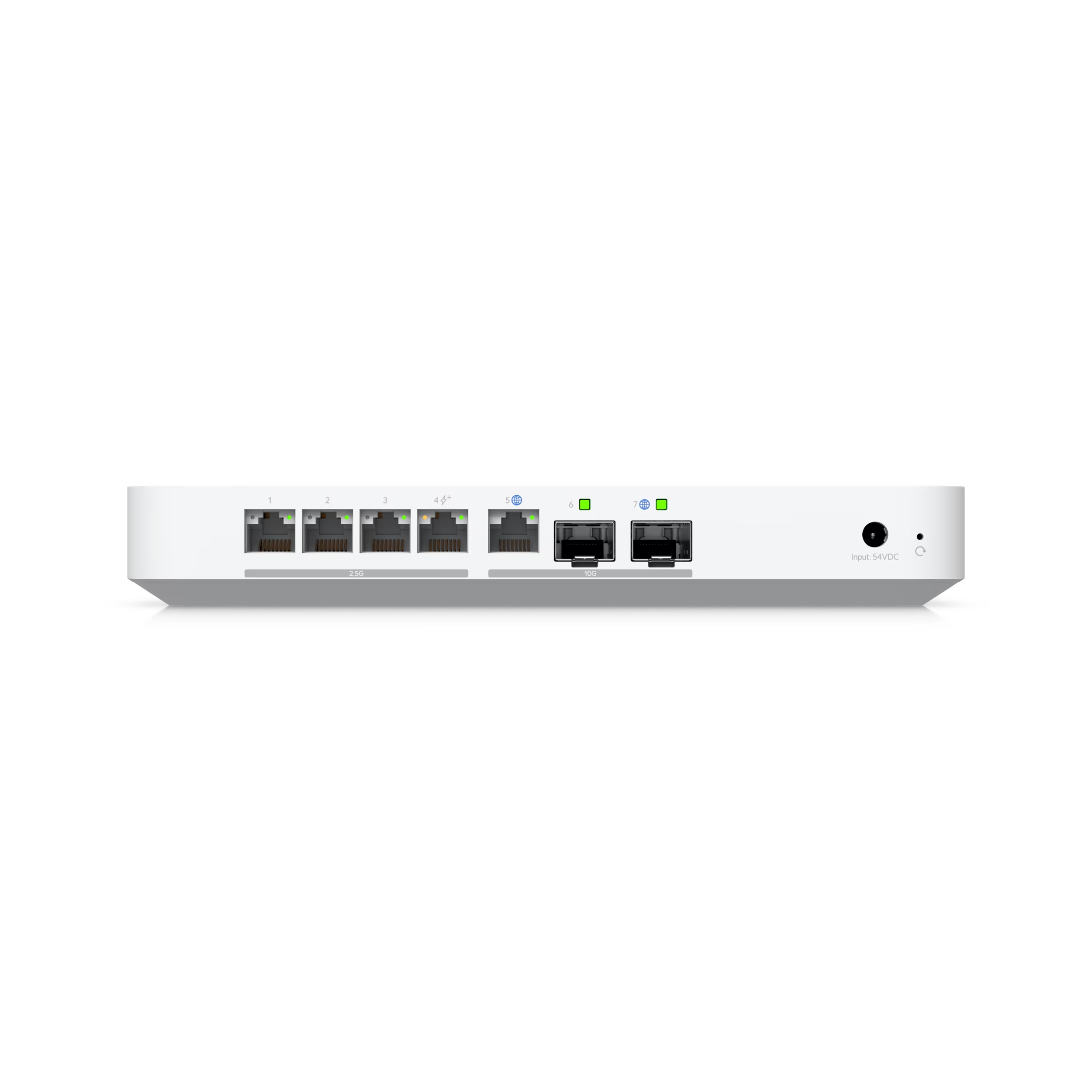 A large main feature product image of EX-DEMO Ubiquiti UniFi Cloud Gateway Fiber 10GbE Router