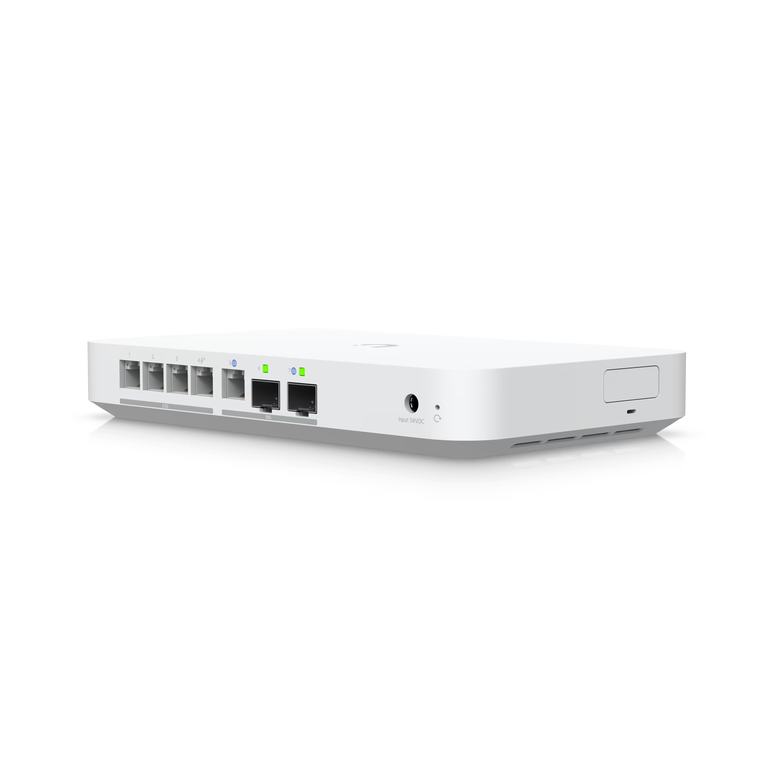 A large main feature product image of EX-DEMO Ubiquiti UniFi Cloud Gateway Fiber 10GbE Router