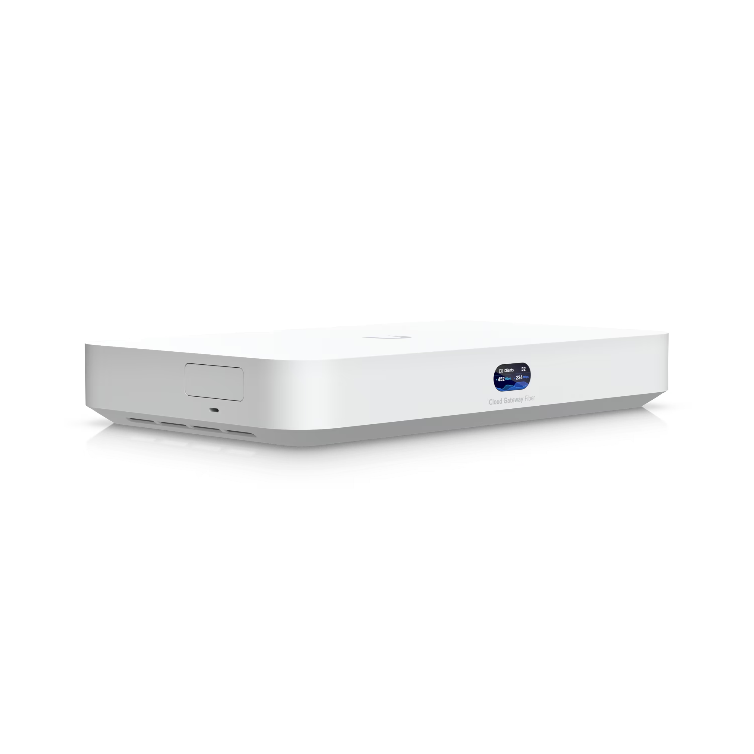 A large main feature product image of EX-DEMO Ubiquiti UniFi Cloud Gateway Fiber 10GbE Router