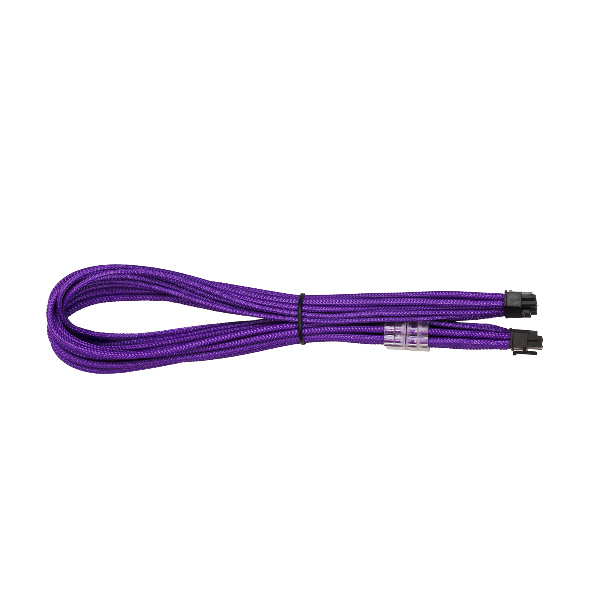 A large main feature product image of EX-DEMO GamerChief 12VHPWR 45cm Male to Male Sleeved Cable (Purple)