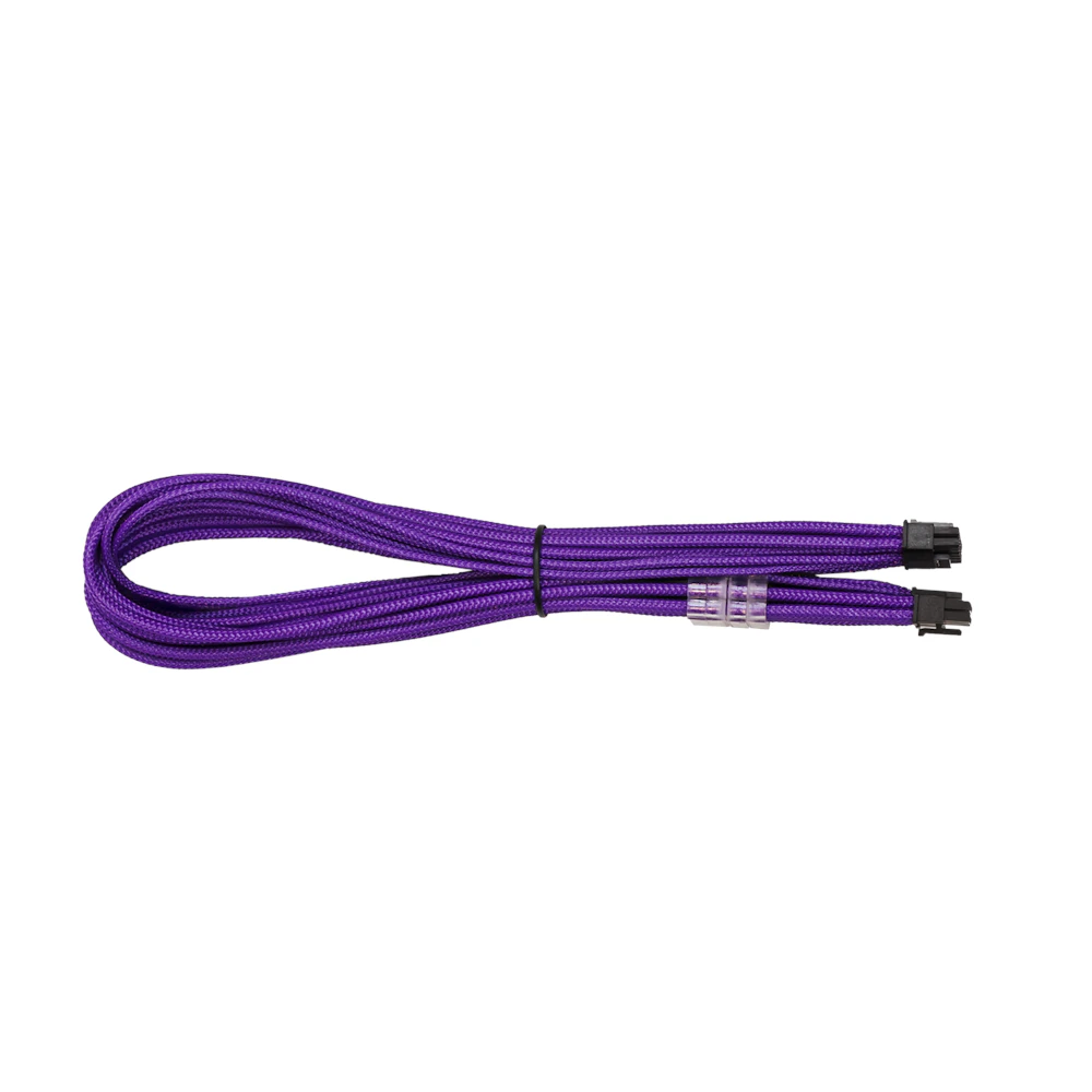 A large main feature product image of EX-DEMO GamerChief 12VHPWR 45cm Male to Male Sleeved Cable (Purple)