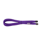 A small tile product image of EX-DEMO GamerChief 12VHPWR 45cm Male to Male Sleeved Cable (Purple)