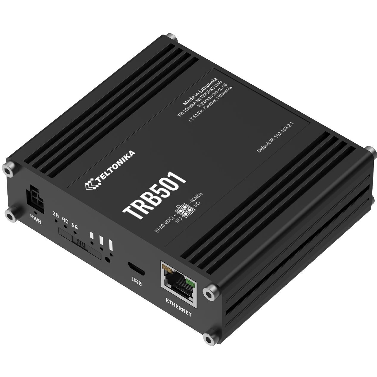 A large main feature product image of Teltonika TRB501 Industrial 5G Gateway