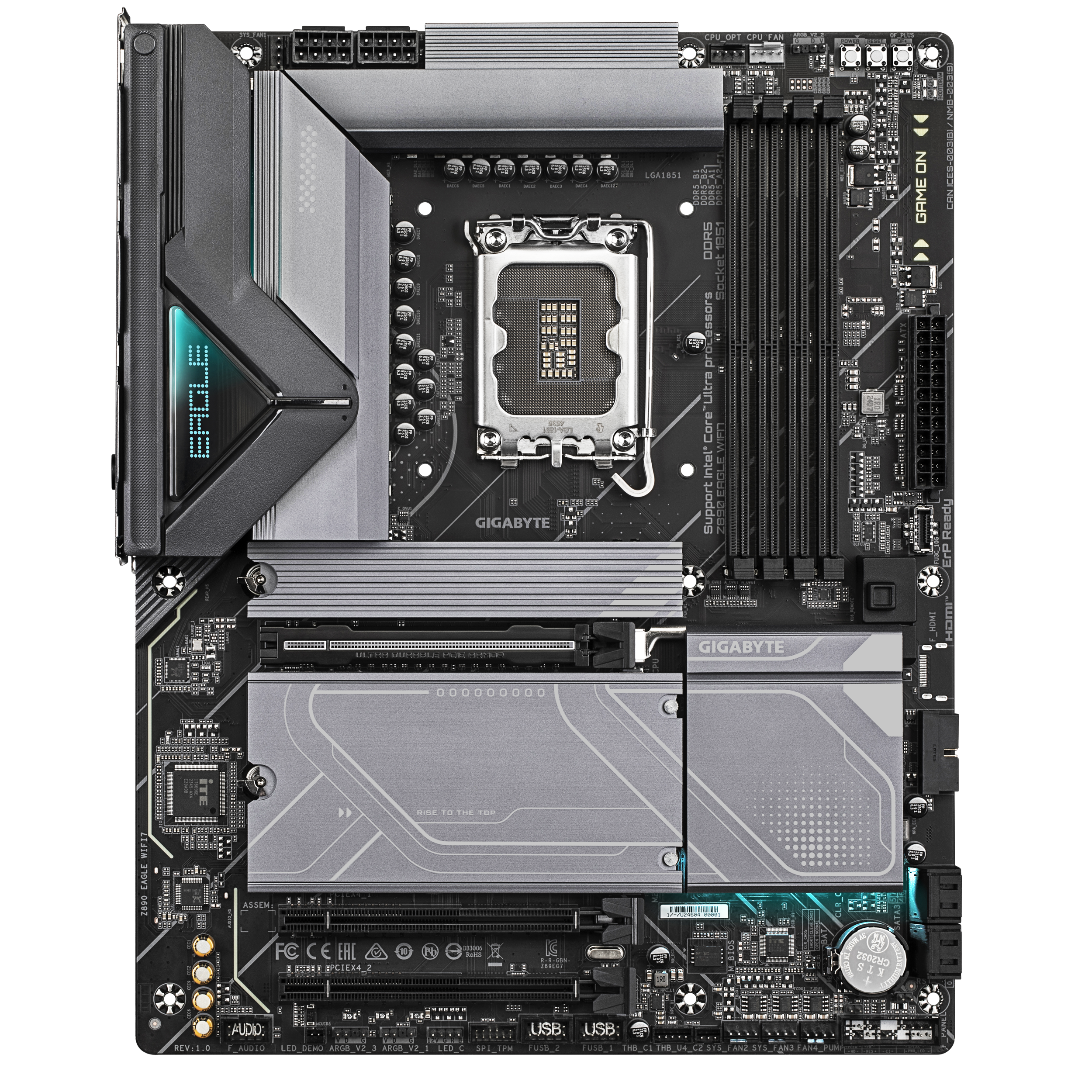 A large main feature product image of EX-DEMO Gigabyte Z890 EAGLE WiFi7 LGA1851 ATX Desktop Motherboard