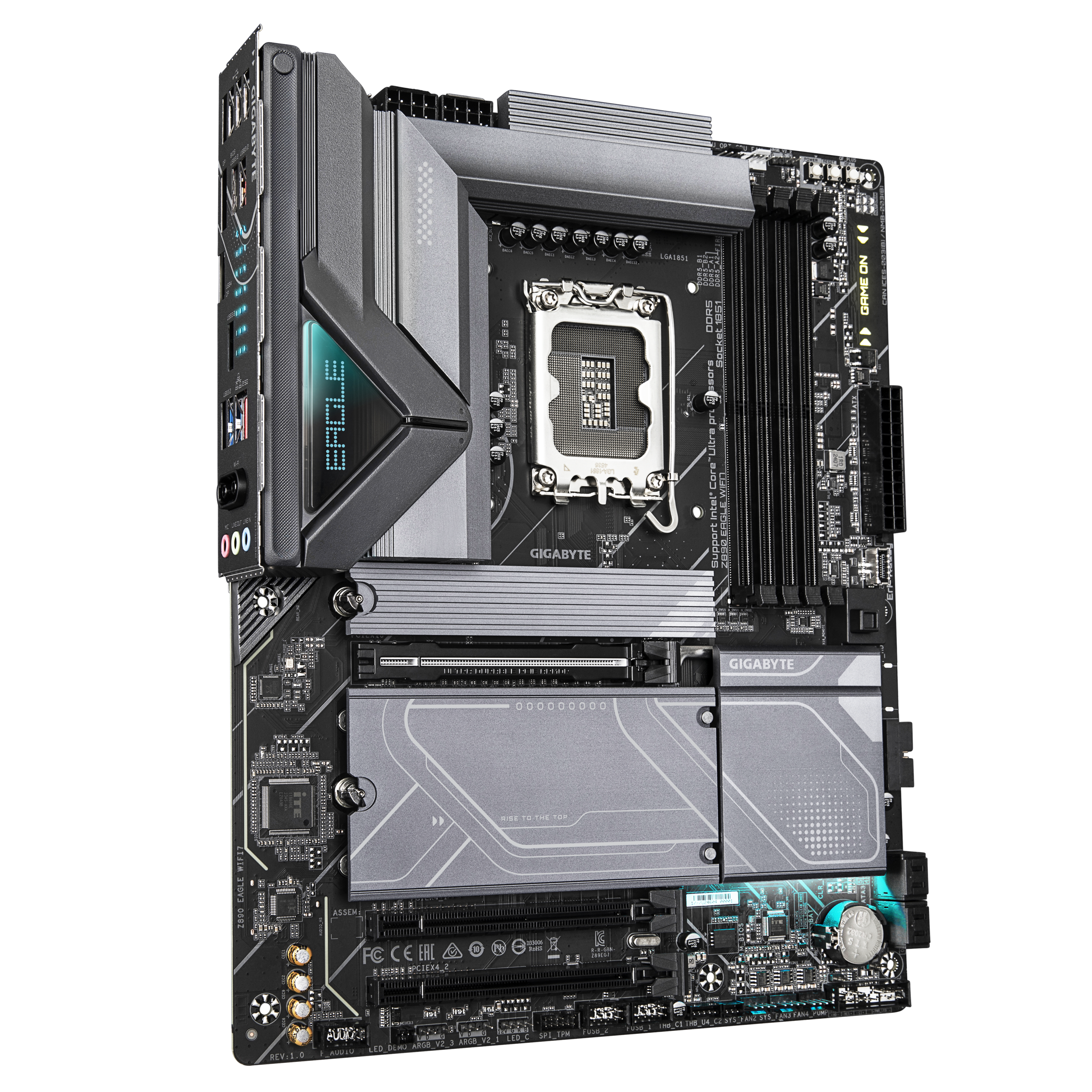 A large main feature product image of EX-DEMO Gigabyte Z890 EAGLE WiFi7 LGA1851 ATX Desktop Motherboard