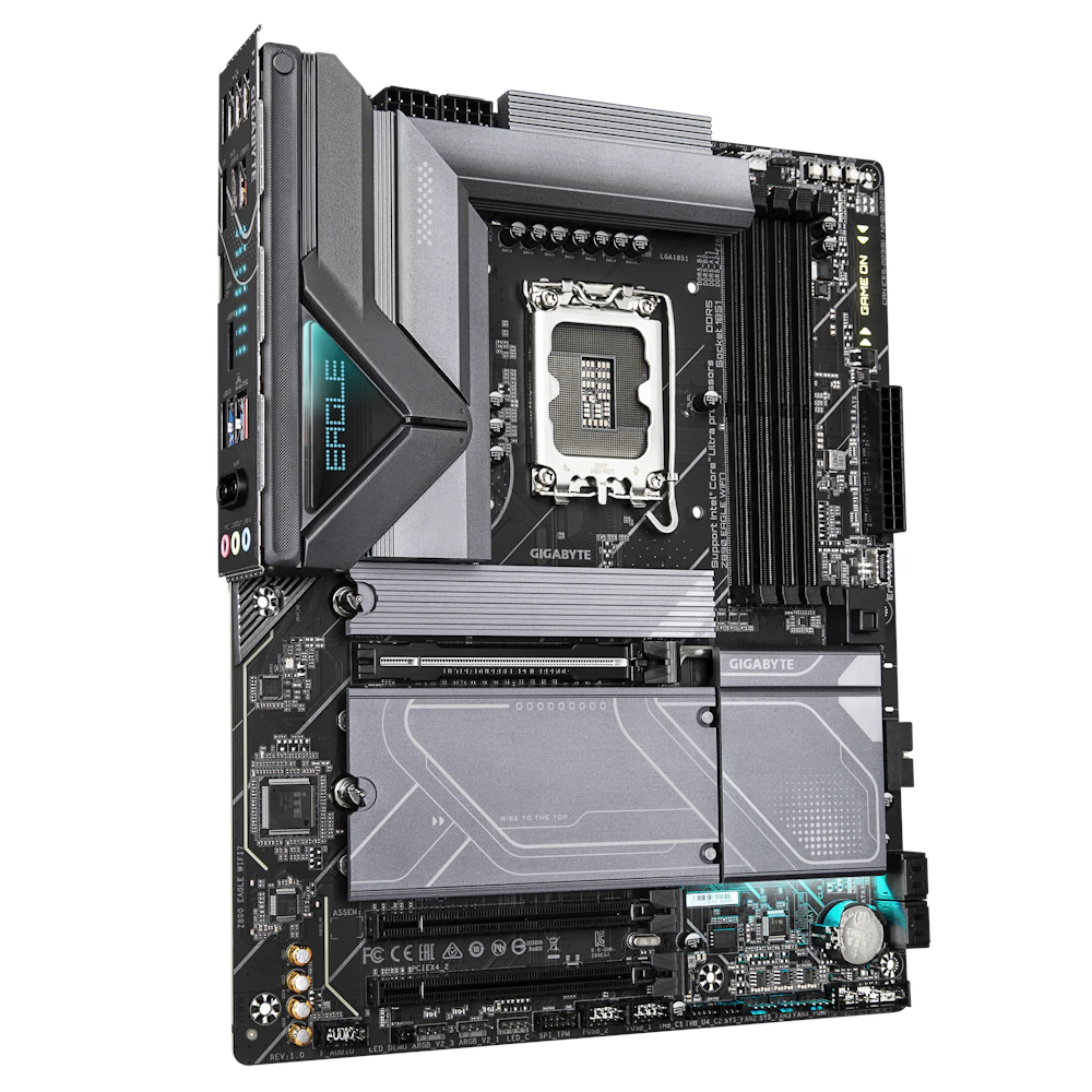 A large main feature product image of EX-DEMO Gigabyte Z890 EAGLE WiFi7 LGA1851 ATX Desktop Motherboard