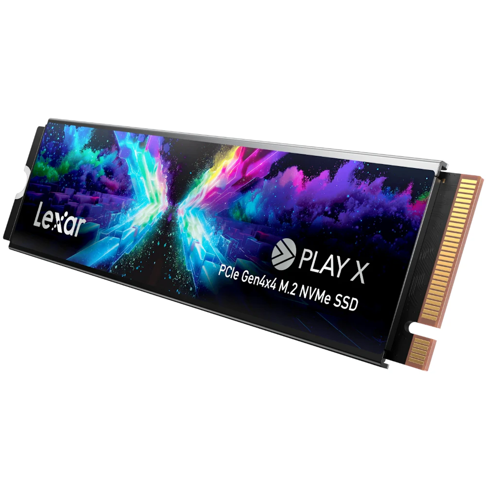 A large main feature product image of Lexar PLAY X 2230/2280 PCIe Gen4 NVMe M.2 SSD - 1TB